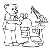 l&aacute;minas para imprimir d&iacute;a del trabajador. dentista